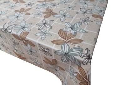 CERATA OBRUS KWIATY KWIATKI Z BROKATEM 220x140