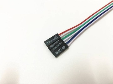 Переключатель питания ATX с 2 светодиодными переходниками