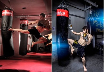 180cm 60 kg WOREK TRENINGOWY BOKSERSKI WYPEŁNIONY MOCNY DUŻY CIĘŻKI BUSHIDO