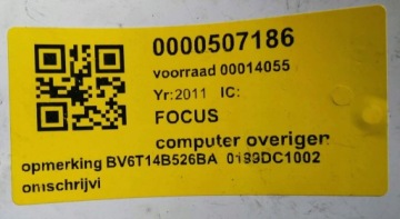 BV6T14B526BA, FORD FOCUS MK3 Steuergerät Batterie BV6T14B526BA | thumb 3