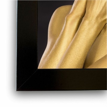 Набор из 3 картин в рамке Женский и золотой мотив