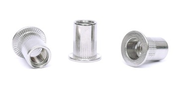 NITONAKRĘTKA NIERDZEWNA PŁASKA M3 RYFL 10szt INOX