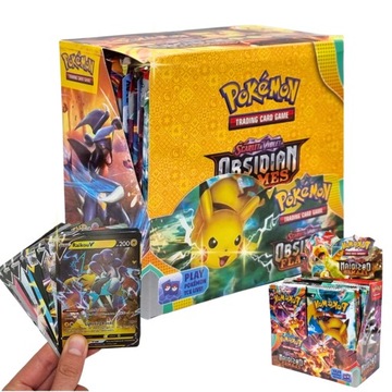 КАРТЫ POKEMON MEGA BOX 360 КОЛЛЕКЦИОННЫХ КАРТ ДЛЯ ФАНАТЕЛЯ + 30 КАРТ ПАЛДЕА