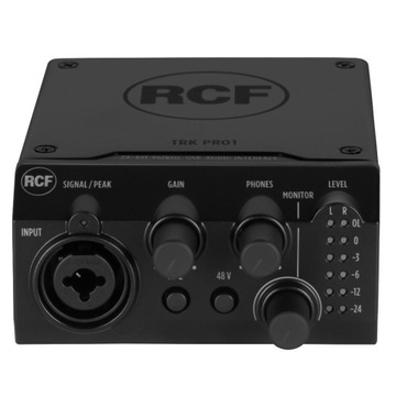 RCF TRK PRO1 Аудиоинтерфейс USB 2.0, 24 бит/192 Кб