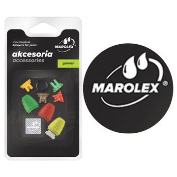 Zestaw 7 dysz profesjonalnych Marolex /Z09J/7-H/ do opryskiwacza oprysku