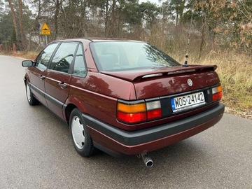 Volkswagen Passat B3 Sedan 2.0 115KM 1990 Volkswagen Passat Volkswagen Passat B3 Automat Sedan Welur Bordo Super Sta, zdjęcie 6