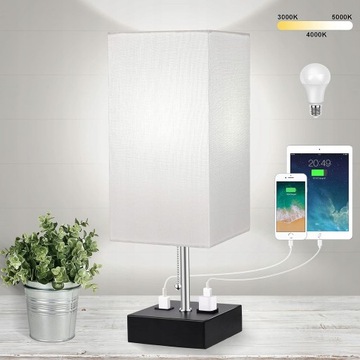 3-kolorowa lampka nocna na biurko do sypialni