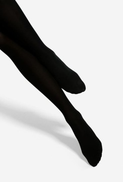 Плотные непрозрачные колготки из микрофибры Gatta Rosalia 60 ден NERO, размер 4-L