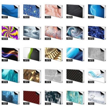 Do salonu osłona magnes na grzejnik Czarny marmur