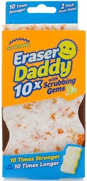 Scrub Daddy Magiczna gąbka ostra profilowana Eraser Daddy 2 szt.