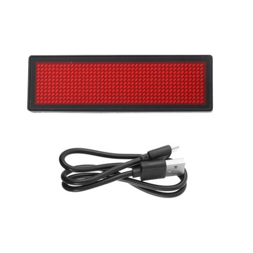 Etykiety Agrafka Tabliczka z imieniem Znak LED LWLL