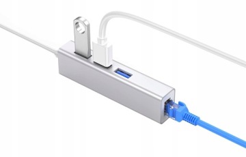 КОНВЕРТЕР USB C в Ethernet RJ45 3x USB 3.0 LAN