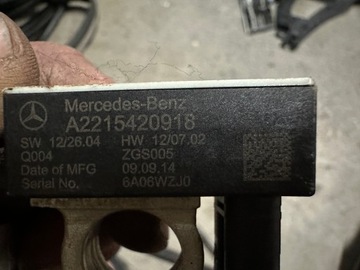 MERCEDES W222 S-CLASS МИНУСНЫЙ ЗАЖИМ