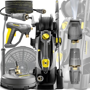 MYJKA CIŚNIENIOWA KARCHER HD 5/15 CX PLUS ZESTAW DYSZ + SZCZOTKA DO KOSTKI