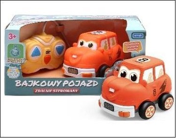 BAJKOWY POJAZD ZDALNIE STEROWANY POMARAŃCZOWY