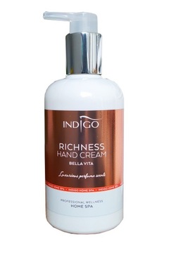 INDIGO KREM DO RĄK ODŻYWCZY PERFUMOWANY WYJĄTKOWY ZAPACH BELLA VITA 300 ML