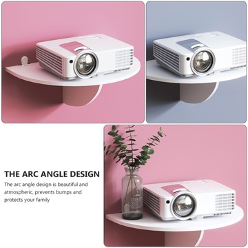 STOJAK DO PRZECHOWYWANIA UCHWYT ŚCIENNY PROJEKTORA PÓŁKA WISZĄCA