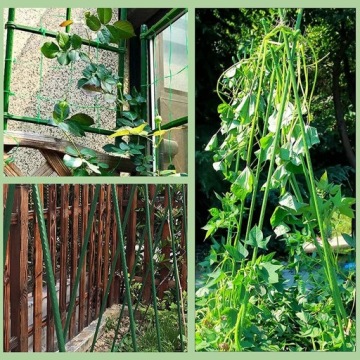 ОПОРА ДЛЯ ЦВЕТОЧНЫХ РАСТЕНИЙ ТОМАТОВ СТАЛЬ С ПОКРЫТИЕМ 11 мм 90 СМ