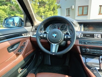 BMW Seria 5 F10-F11 Touring Facelifting 530d 258KM 2014 BMW Seria 5 530d 258KM Automat Panorama Skóra BiXenon Zarejestrowana w PL, zdjęcie 12