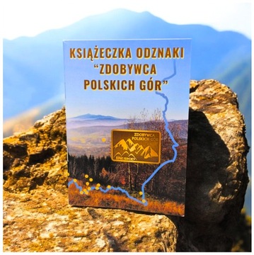 Książeczka zdobywca polskich gór odznaka turystyczna korona Polski prezent