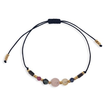 Bransoletka znak zodiaku BYK - kamienie naturalne - na szczęście