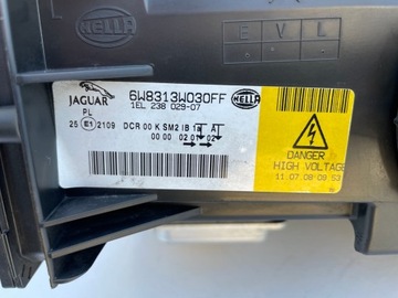 JAGUAR XK BI XENON LEVÝ KOMPLETNÍ NE TORZNÍ