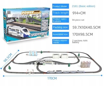 Скорый электропоезд Модель железнодорожного пути