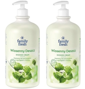 FAMILY FRESH ŻEL POD PRYSZNIC KREMOWY WIOSENNY DESZCZ 2L