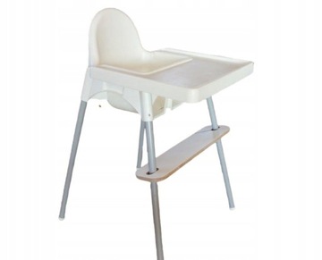 Krzesełko IKEA Antilop + PODNÓŻEK + TACA + PASY