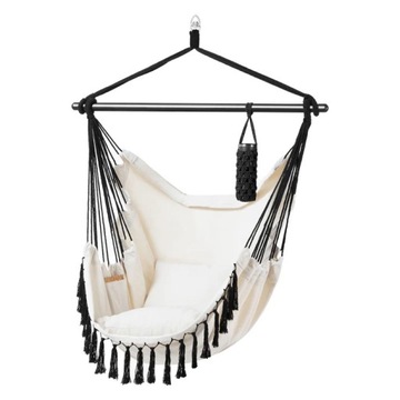 Майами бежевые садовые качели-гамак
