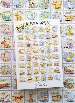 Пазл Собачья кость 1000 эл. + Собачья кость, семейная игра, нарисованная А. Млечко