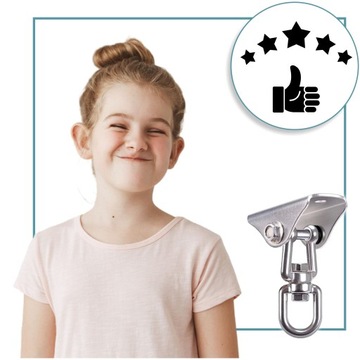 Набор креплений для сиденья-гамака с веревочной ручкой, 1 шт.