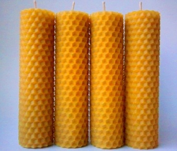 НАБОР НАТУРАЛЬНЫХ СВЕЧИ 100% ПЧЕЛИЧНЫЙ ВОСК