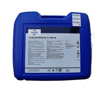 OLEJ FUCHS TITAN SUPERSYN C3 5W-40 20L