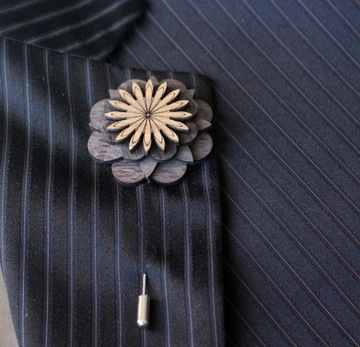Деревянная элегантная булавка на булавке RAY