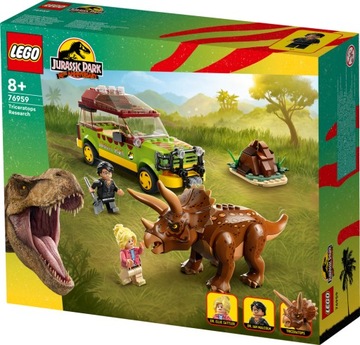 LEGO JURASSIC WORLD 76959 Badanie triceratopsa