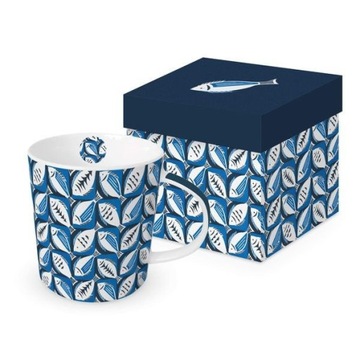 Porcelanowy kubek MORSKIE FALE na prezent