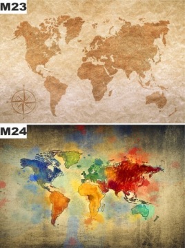 Пробковая доска детская карта мира 120х80 см.