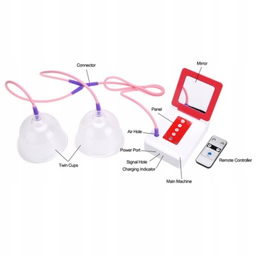 Elektryczne kubki próżniowe Breast Enhancer Bust