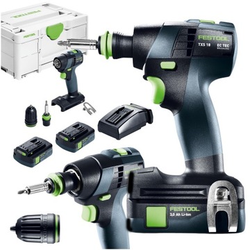 Wkrętarka Festool Akumulatorowa 18V TXS 18 C 3,0-Plus W SYSTAINERZE 2 AKU