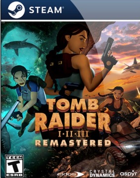 TOMB RAIDER I-III REMASTERED KLUCZ STEAM PC PL + BONUSOWA GRA