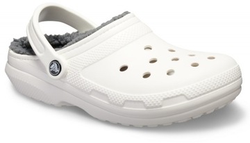 Męskie Ocieplane Klapki Buty Chodaki Crocs Classic Lined 203591 Clog 45-46