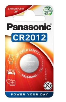 1x Bateria litowa Panasonic CR2012 3V DL2012 2012
