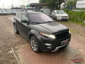 Land Rover Range Rover Evoque I SUV Coupe 2.0 Si4 240KM 2012 Land Rover Range Rover Evoque 2.0benz. 4x4 max opcja automat sliczny bezwy, zdjęcie 4