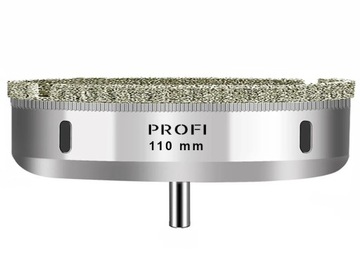 OTWORNICA DIAMENTOWA 110 mm KORONKA DO GRESU PROFI
