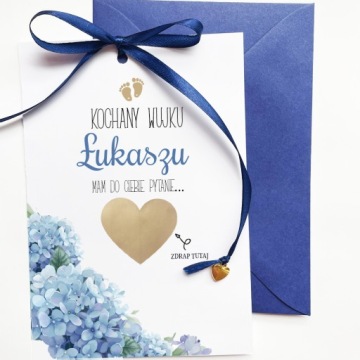 Zdrapka Pytanie do OJCA CHRZESTNEGO personalizacja