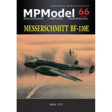 MPModel 66 - Samolot Messerschmitt Bf-110E 1:33