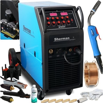 SPAWARKA INWERTOROWA migomat SHERMAN MTM 251/4R MIG TIG DC MMA 400V 250A