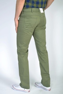 WRANGLER ARIZONA DUSTY GREEN SPODNIE W31 L32