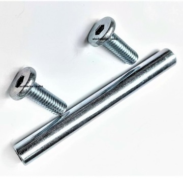 Ось+колёсные болты передней части коляски Adamex Vicco